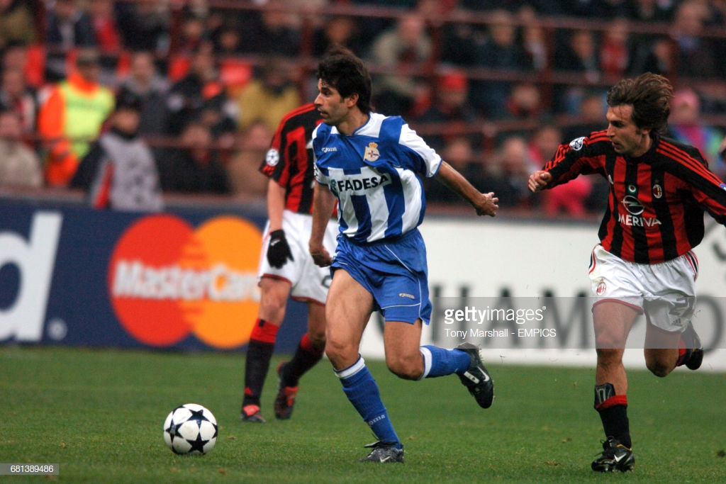 Soccer - UEFA Champions League - Quarter Final - First Leg - AC Milan v Deportivo La Coruna